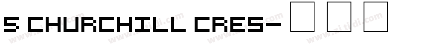 5 Churchill Cres字体转换